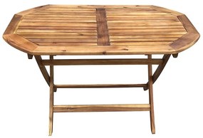 Drevený stôl oválny