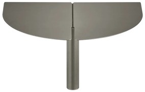 Sivá oceľová polica 30 cm Oru – Blomus