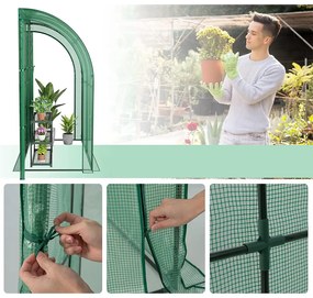 Záhradný skleník 2,1 × 1,9 × 2,1 m