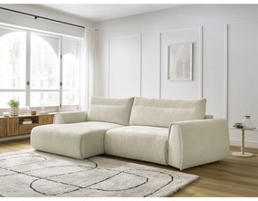Béžová rohová pohovka Aden – Bobochic Paris