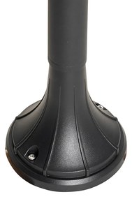 Inteligentná vonkajšia lampa čierna 125 cm IP44 vrátane Wifi A60 - Daphne