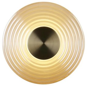 Searchlight 32210AM - LED Stmievateľné nástenné svietidlo CLEO LED/9,4W/230V mosadz