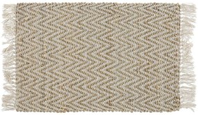 Jutový koberec 50 x 80 cm béžový AFRIN Beliani