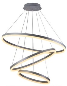 LED Stmievateľný luster na lanku LED/125W/230V 3000-6500K + diaľkové ovládanie