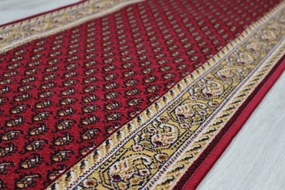 Associated Weavers, Protišmykový behúň na mieru Inca 11, šíre 100 cm, červená, chodba / predsieň