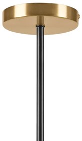 Luster na tyči GEORGIA 3xG9/5W/230V zlatá/dymová béžová