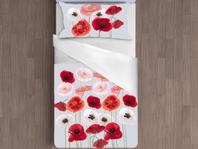 Gipetex Natural Dream 3D talianská obliečka 100% bavlna Poppies - 140x220 / 70x90 cm