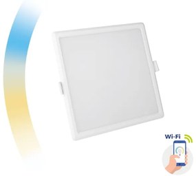 LED Stmievateľné podhľadové svietidlo ALGINE LED/12W/230V Wi-Fi Tuya hranatý