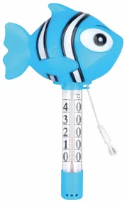 Plávajúci teplomer so zvieratkami -- Nemo modrý