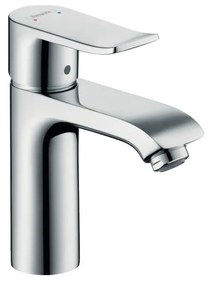 Hansgrohe Metris - Páková umývadlová batéria 110 LowFlow s odtokovou súpravou s tiahlom, chróm 31203000