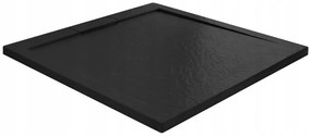 Rea Grand Black, štvorcová sprchová vanička 90x90x3,5 cm, REA-K4595