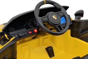 Elektrické autíčko Porsche Spyder RS 718 MP4 žlté