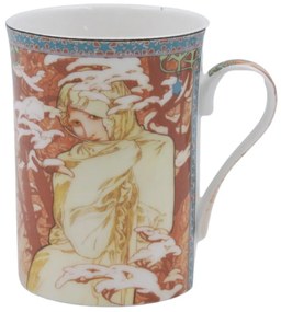 Home Elements Hrnček 300 ml, Alfons Mucha