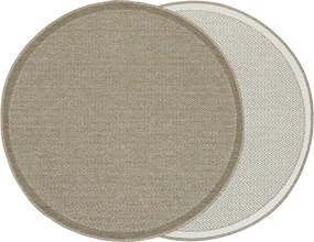 Obojstranný koberec BRUSSELS 205803/10610 béžový / krémový kruh