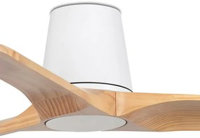 FARO 33836 - Stropný ventilátor HEYWOOD TUB S borovica/biela pr. 90 cm + DO