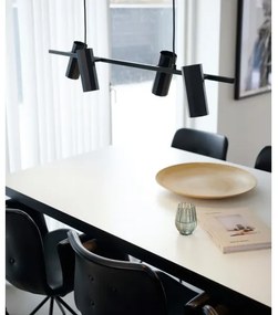 Nordlux - Luster na lanku ALANIS 4xGU10/15W/230V čierna