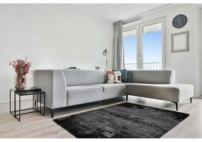 Tmavosivý vlnený koberec 200x300 cm Bran – Agnella