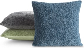 CHLPATÁ DEKORAČNÁ OBLIEČKA NA VANKÚŠ BUKLA03 45X45 CM BÉŽOVÁ