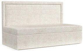Krémovobiela čalúnená jednolôžková posteľ 80x200 cm Scala – Maison de Rêve