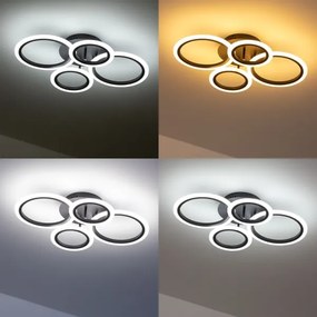 Brilagi - LED Stmievateľný prisadený luster ORBITS LED/50W/230V 3000-6500K + DO
