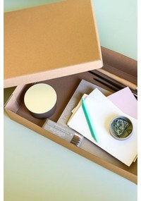 Dekoratívny kovový úložný box s vekom District - Hübsch