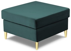 Zamatová podnožka v petrolejovej farbe Kyoto – Cosmopolitan Design