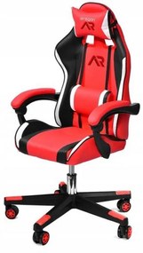 GAMING Herná stolička červeno-čierna + PODLOŽKA