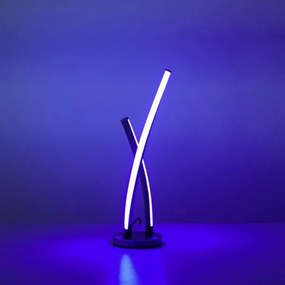 Leuchten Direkt 11991-55-LED RGB Stmievatelná stolná lampa SWING LED/9,5W/230V+DO