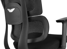 Kancelárska ergonomická stolička Neoseat GARY — čierna, nosnosť 150 kg