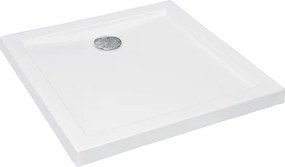 Besco Štvorcová akrylátová sprchová vanička AQUARIUS SQ 80x80 (90x90) SlimLine BESCO-Rozmery: 80x80