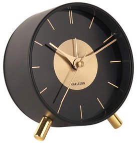 Budík ø 11 cm Gold Disc – Karlsson