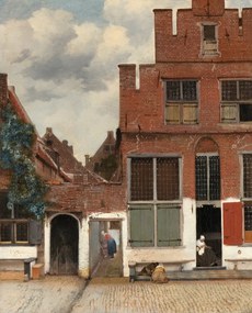 Obrazová reprodukcia View of Houses in Delft, known as 'The Little Street', Jan Vermeer