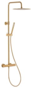 KFA Armatura 5736-920-31 - Sprchová sada s termostatickou batériou MOZA zlatá