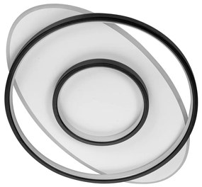 LED Stropné svietidlo LED/96W/230V 3000-5000K čierna/šedá