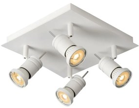 Lucide 17990/19/31 - LED bodové svietidlo TWINNY-LED 4xGU10/4,5W/230V biele 25cm