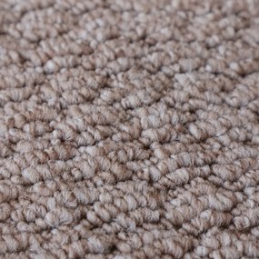 AladinWorld Expres, Metrážny koberec Atlas 31, na mieru, šíře 4m, hnedá, filc, chodba / predsieň