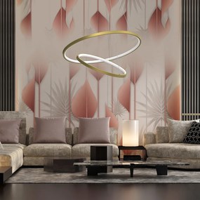 Závesné LED svietidlo Hoop, 2x LED 51w, 4000k, g