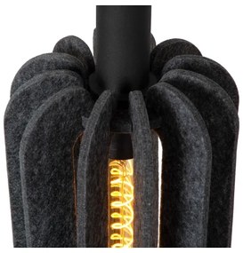 Lucide 45492/13/36 - Luster na lanku RAFAL 3xE27/40W/230V čierna/šedá