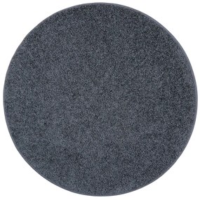 Vopi koberce Kusový koberec Color Shaggy sivý guľatý - 80x80 (priemer) kruh cm