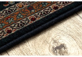 Vlnený kusový koberec Superior modro vínový 200x300cm