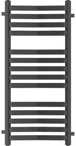 Mexen Loop, kúpeľňový radiátor 1000 x 375 mm, 572 W, grafitová, W129-1000-350-00-66