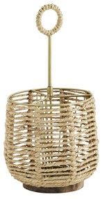 MADAM STOLTZ Stojanček na príbory Natural Brass