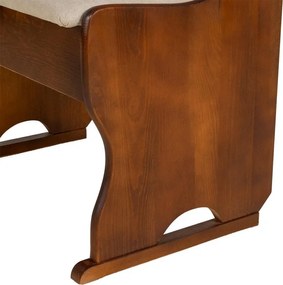 Rohový jedálenský komplet N2, orech / béžová aston 22