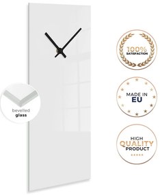 Nástenné hodiny Styler Glassclock Concrete, 20 × 60 cm