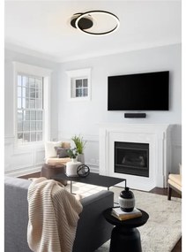 Searchlight 13650BK - LED stmievateľné stropné svietidlo CONTOUR LED/24W/230V 3000K