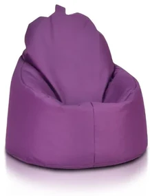 Sedací vak Yoko ekokoža / polyester TiaHome - krémová