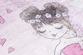 TA Koberec 2161 VYTLAČIŤ EMMA Rozmer: 80x150 cm