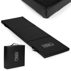 Gymnastický matrac čierny 182 x 60 cm