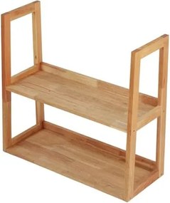 Polica Naturel Home 63x58,5x25 cm orech mat HOMEPOLN2