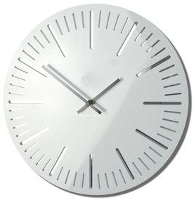 Dizajnové nástenné hodiny Trim Flex z112-2-0-x, 30 cm, biele